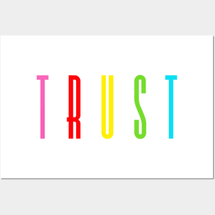 Trust colour Posters and Art